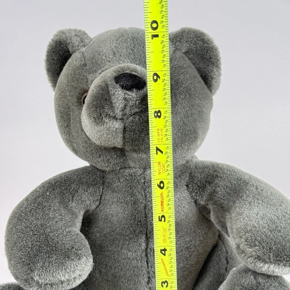 Kellytoy Teddy Bear Toy Gray Plush Stuffed Animal 10 Inch